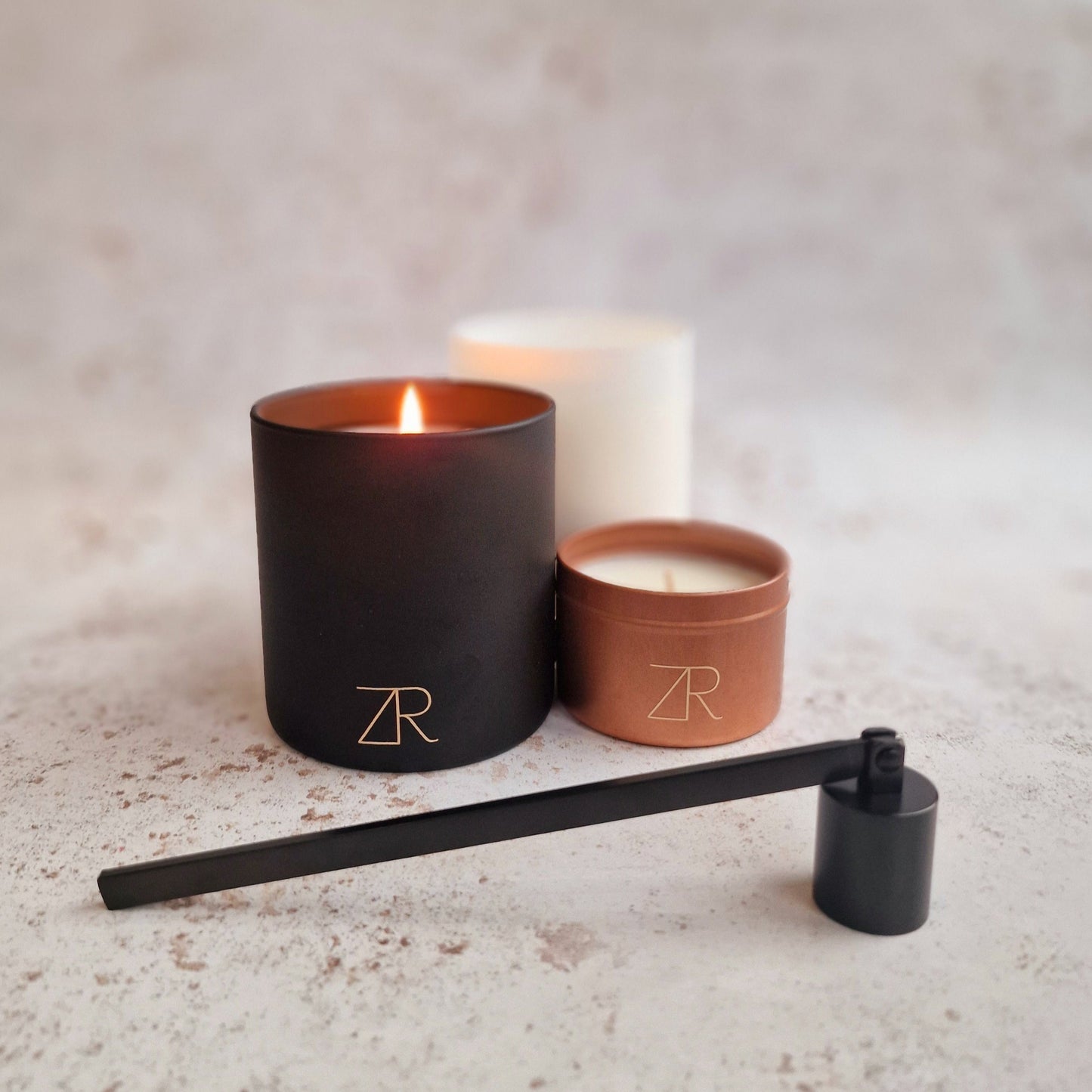Black Metal Candle Snuffer