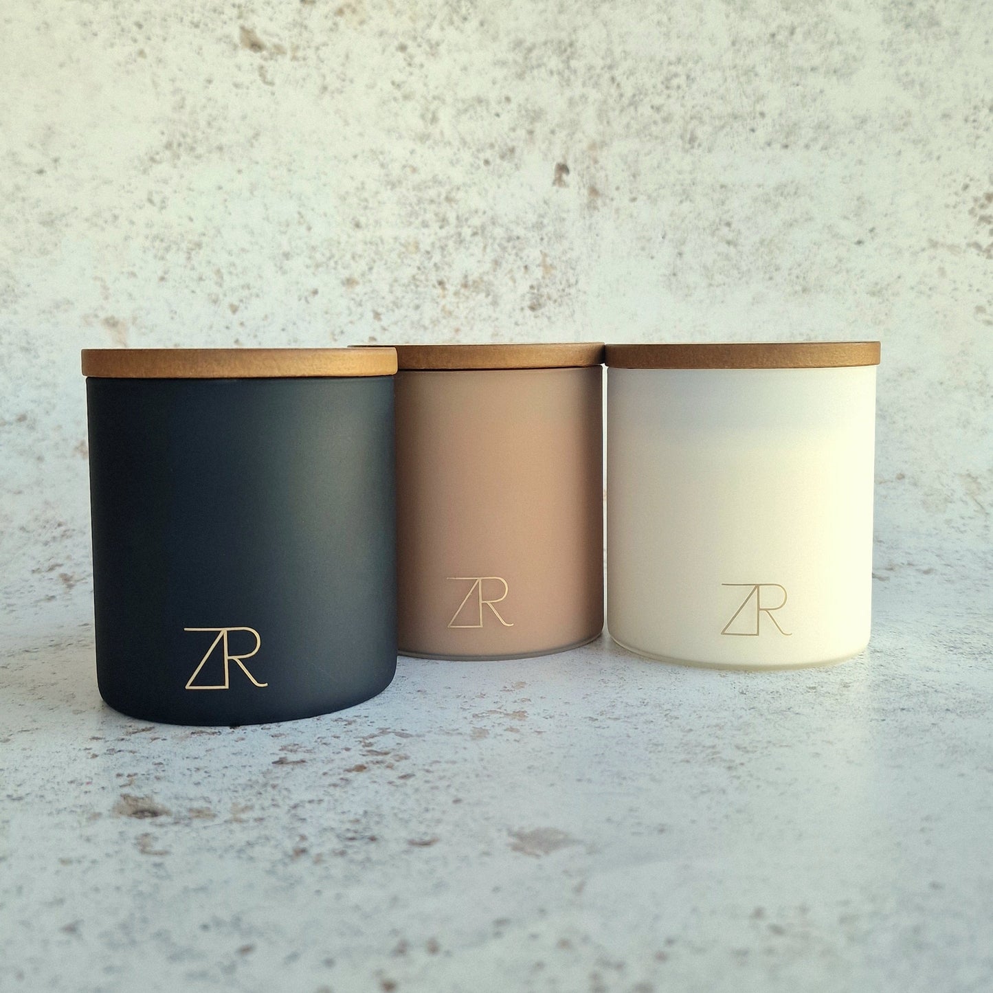 Soy scented wax candle glass jars