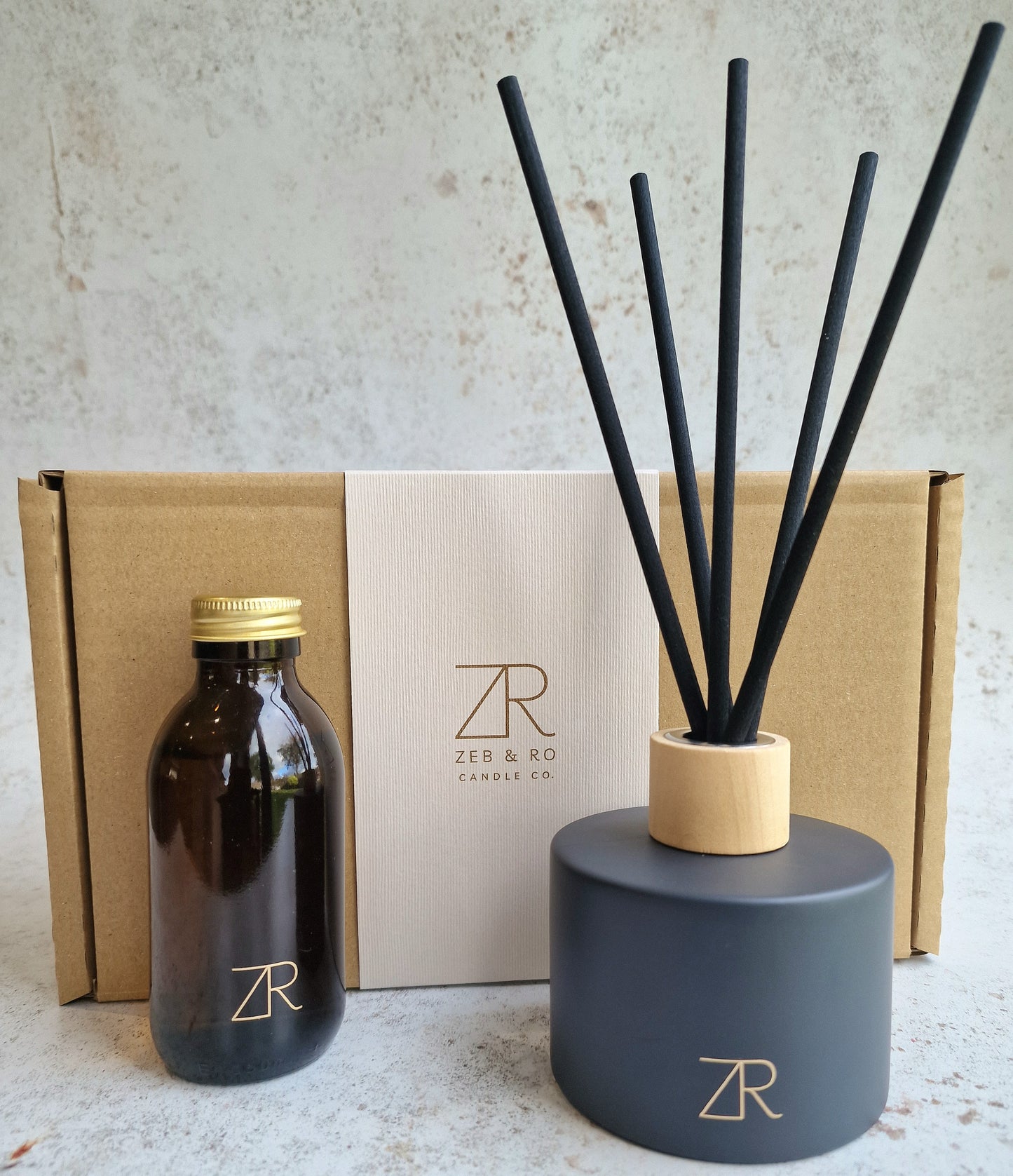 Signature Glass Reed Diffuser Set