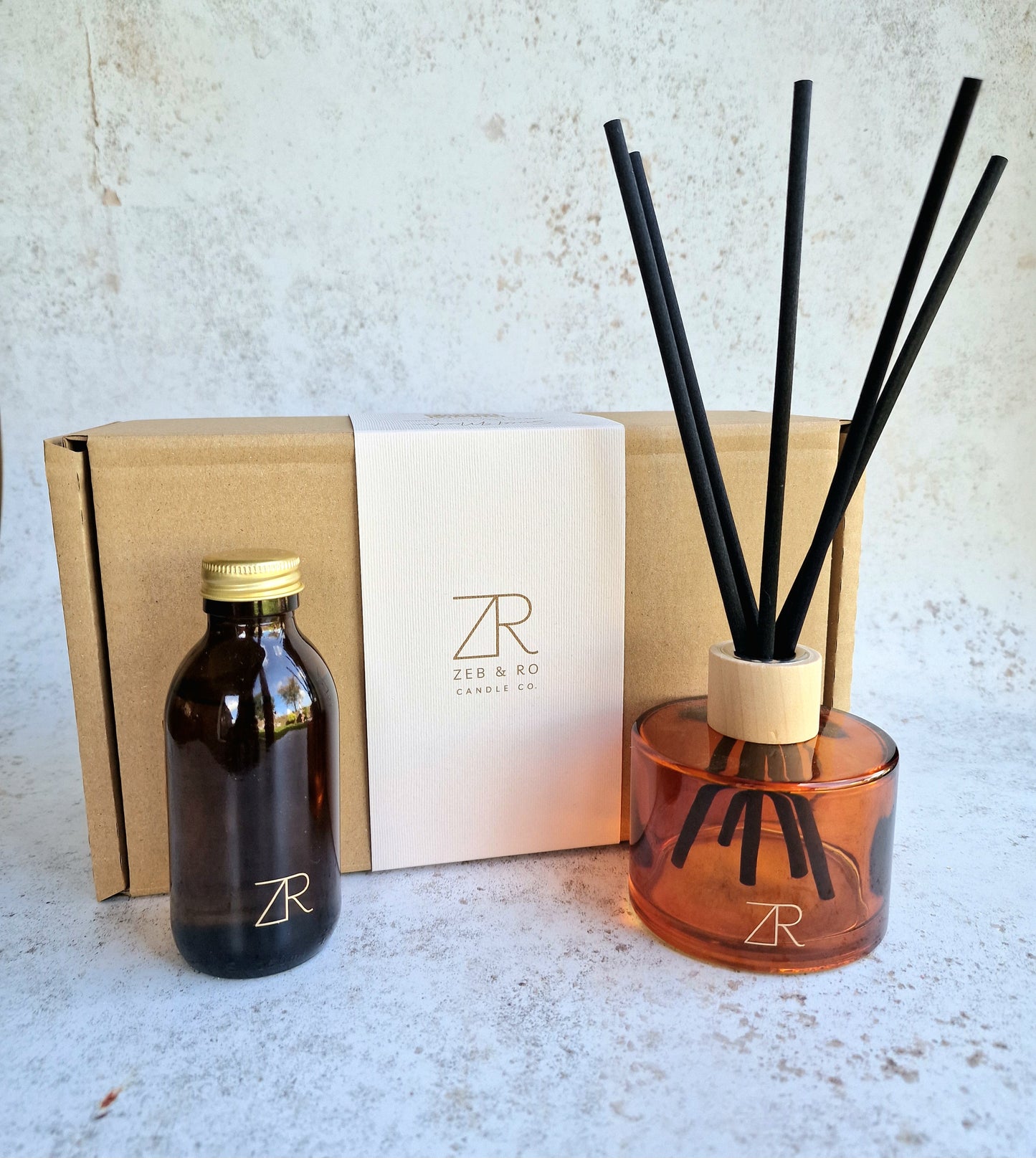 Signature Glass Reed Diffuser Set
