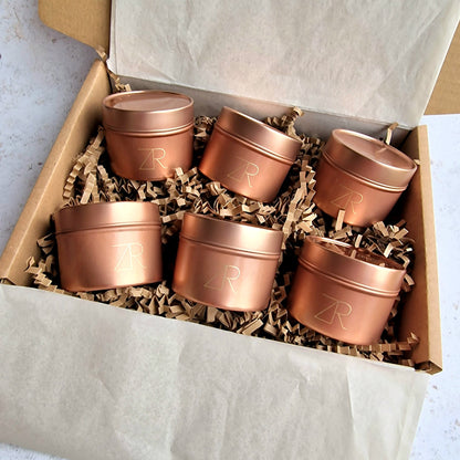 Signature Scent Candle Tins - Set of 6