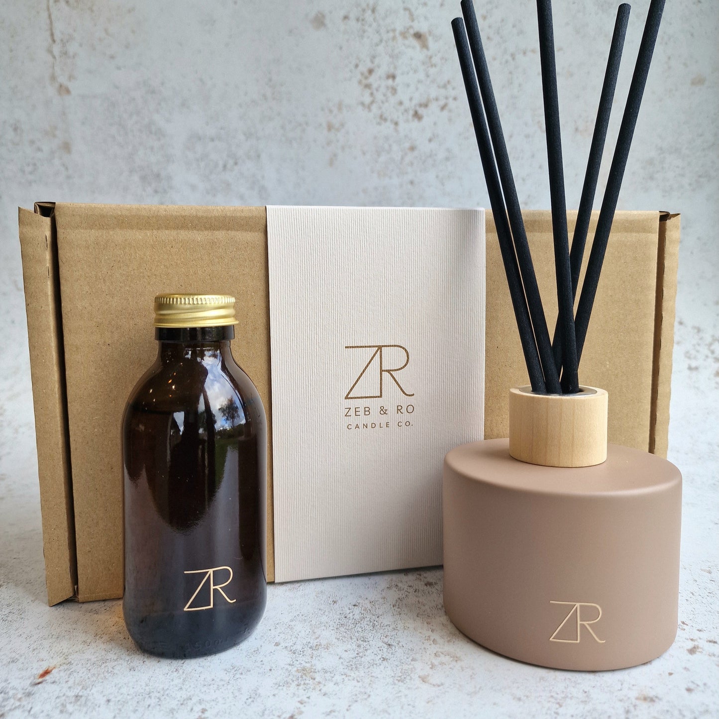 Signature Glass Reed Diffuser Set