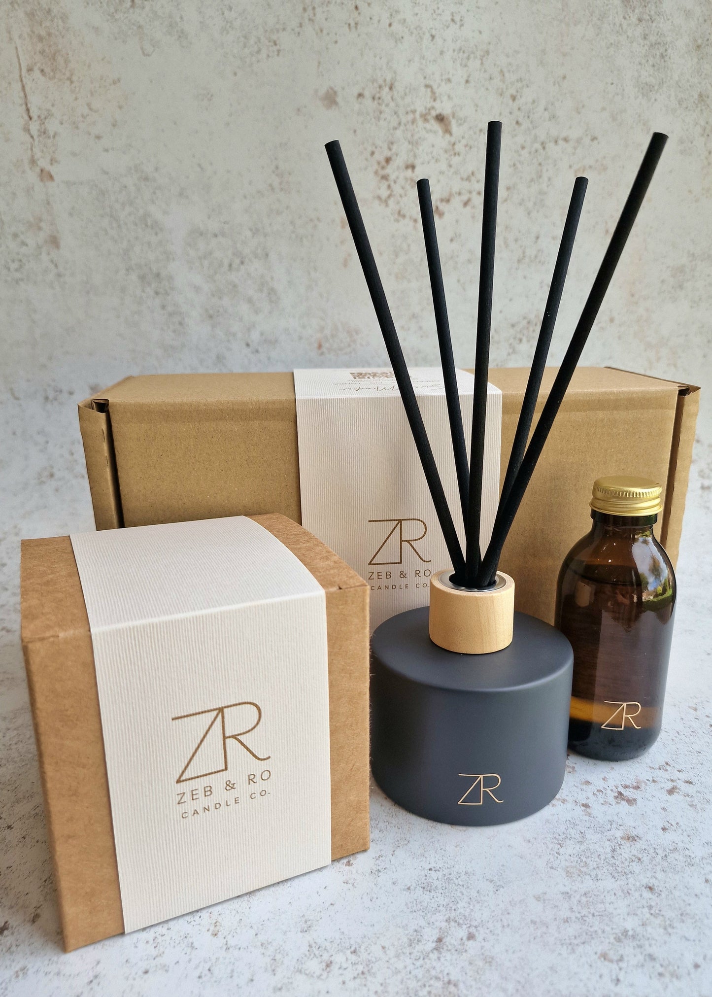 Signature Glass Reed Diffuser Set