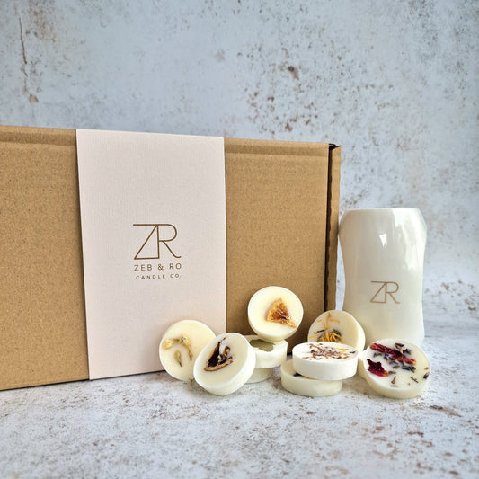 Signature Scent Wax Melter & Soy Melt Gift Set