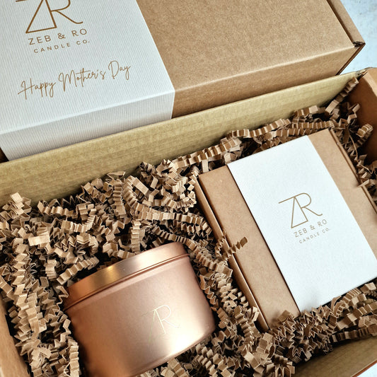 Midi Tin Candle & 4 Soy Wax Melts Gift Box